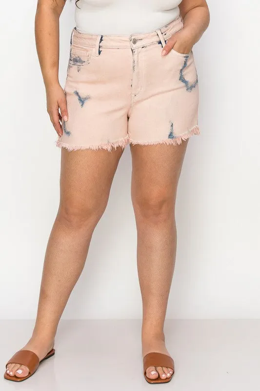 Emma Plus Size - High Rise Stretch Mom Shorts
