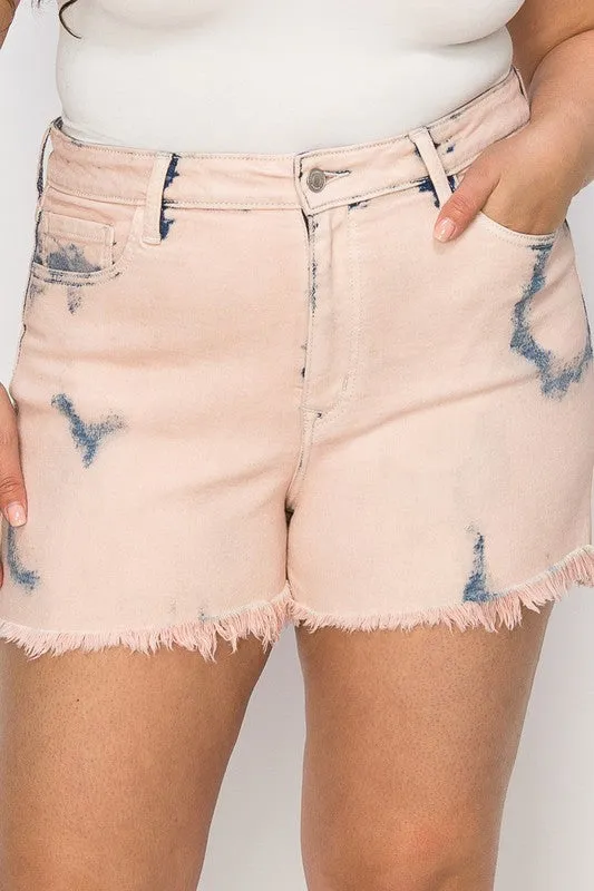 Emma Plus Size - High Rise Stretch Mom Shorts