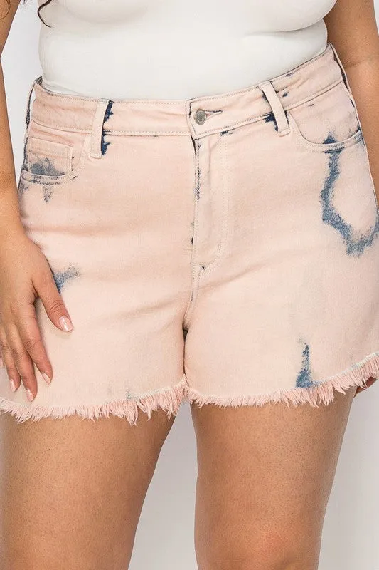 Emma Plus Size - High Rise Stretch Mom Shorts