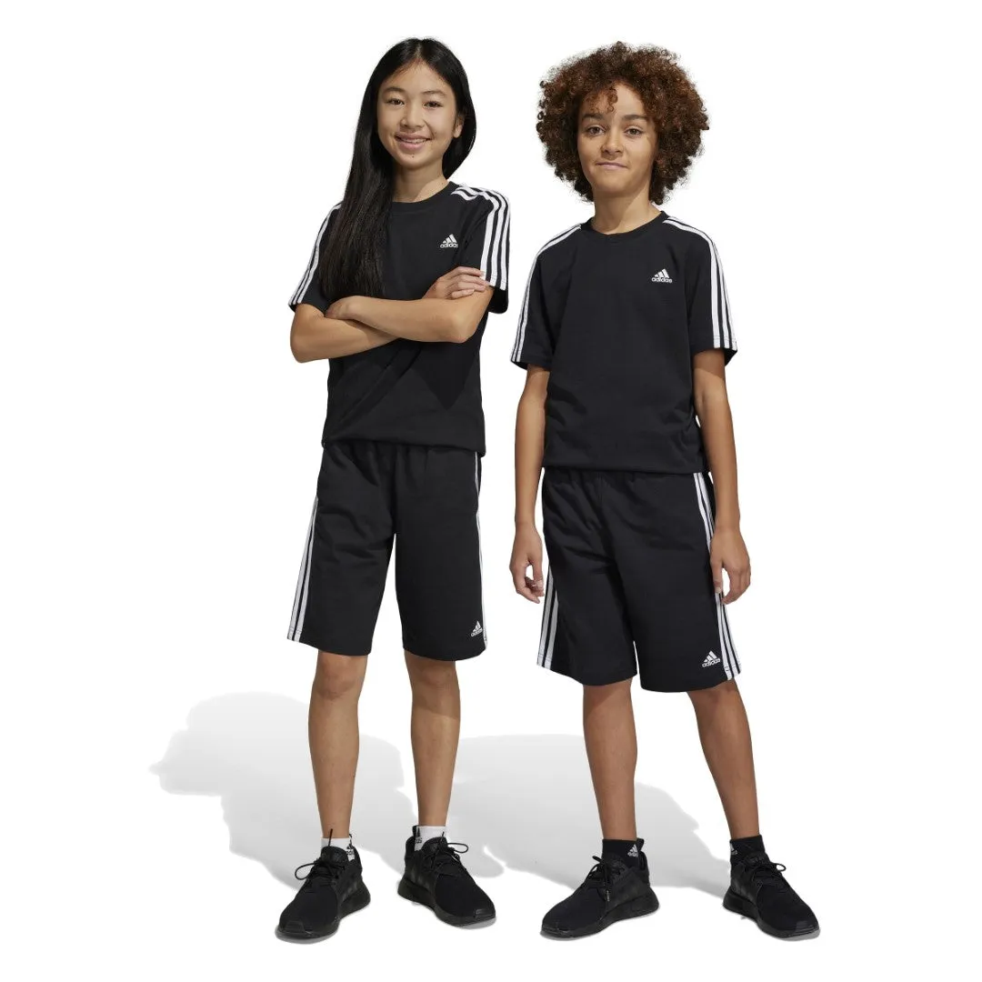 Essentials 3-Stripes Knit Shorts