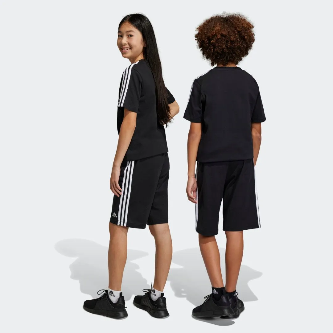 Essentials 3-Stripes Knit Shorts