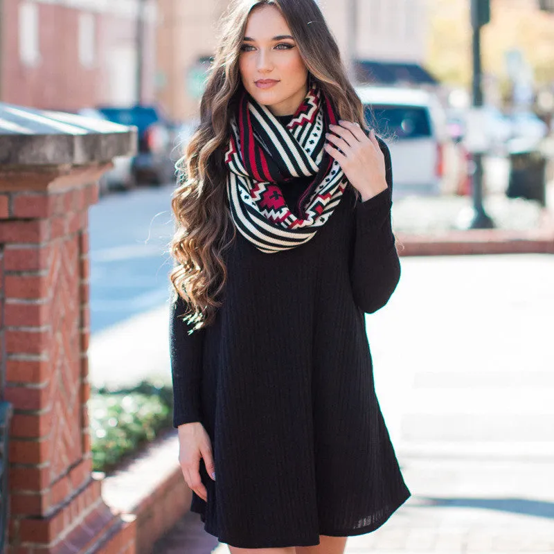Fashion Loose Style Ribbed-Knit Short Sweater