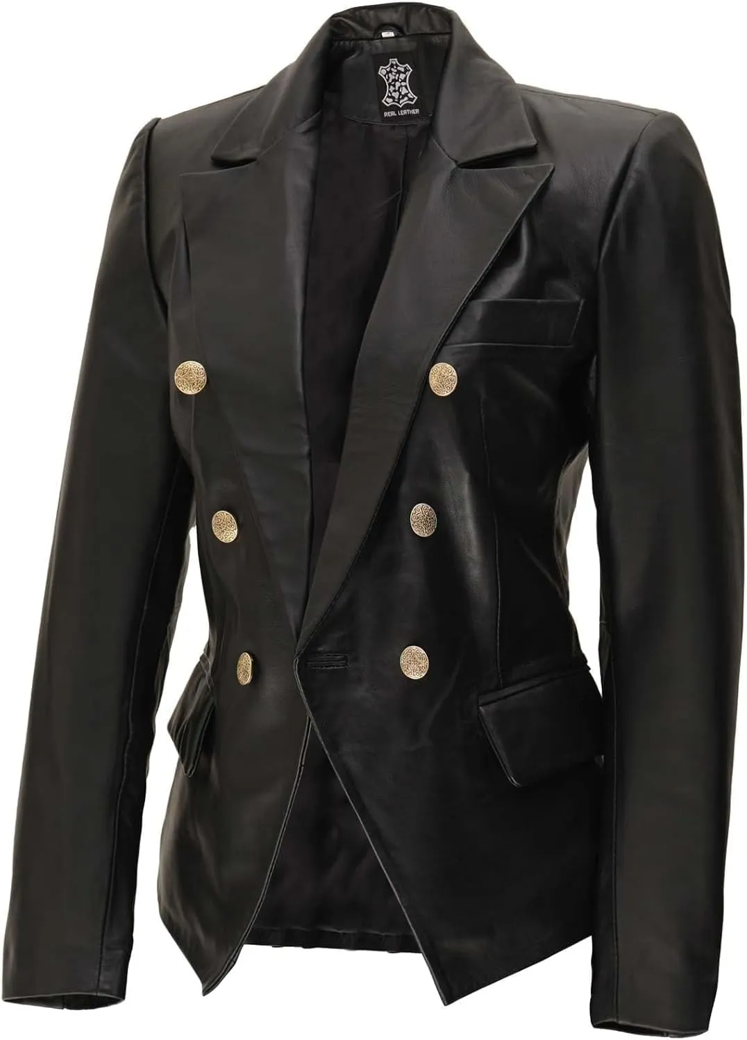 fjackets Leather Blazers For Women - Blazers For Women Business Casual - Real Lambskin Blazer Jackets For Women's