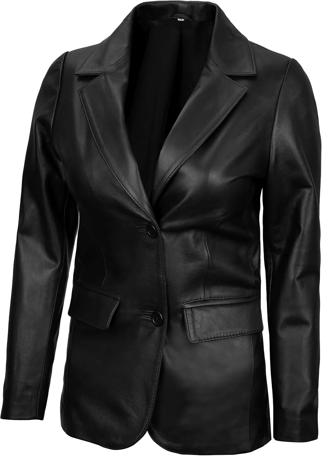 fjackets Leather Blazers For Women - Blazers For Women Business Casual - Real Lambskin Blazer Jackets For Women's