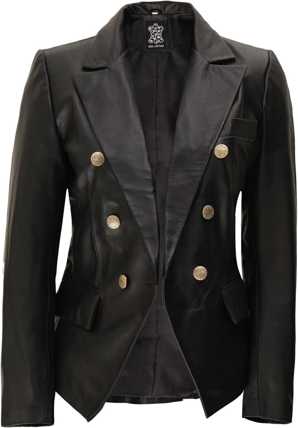 fjackets Leather Blazers For Women - Blazers For Women Business Casual - Real Lambskin Blazer Jackets For Women's