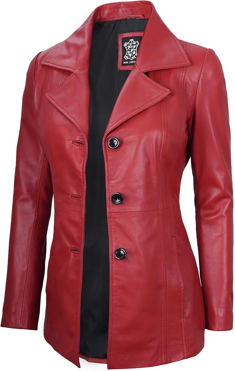 fjackets Leather Blazers For Women - Blazers For Women Business Casual - Real Lambskin Blazer Jackets For Women's