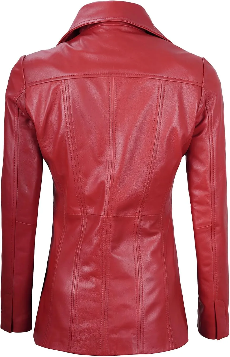 fjackets Leather Blazers For Women - Blazers For Women Business Casual - Real Lambskin Blazer Jackets For Women's
