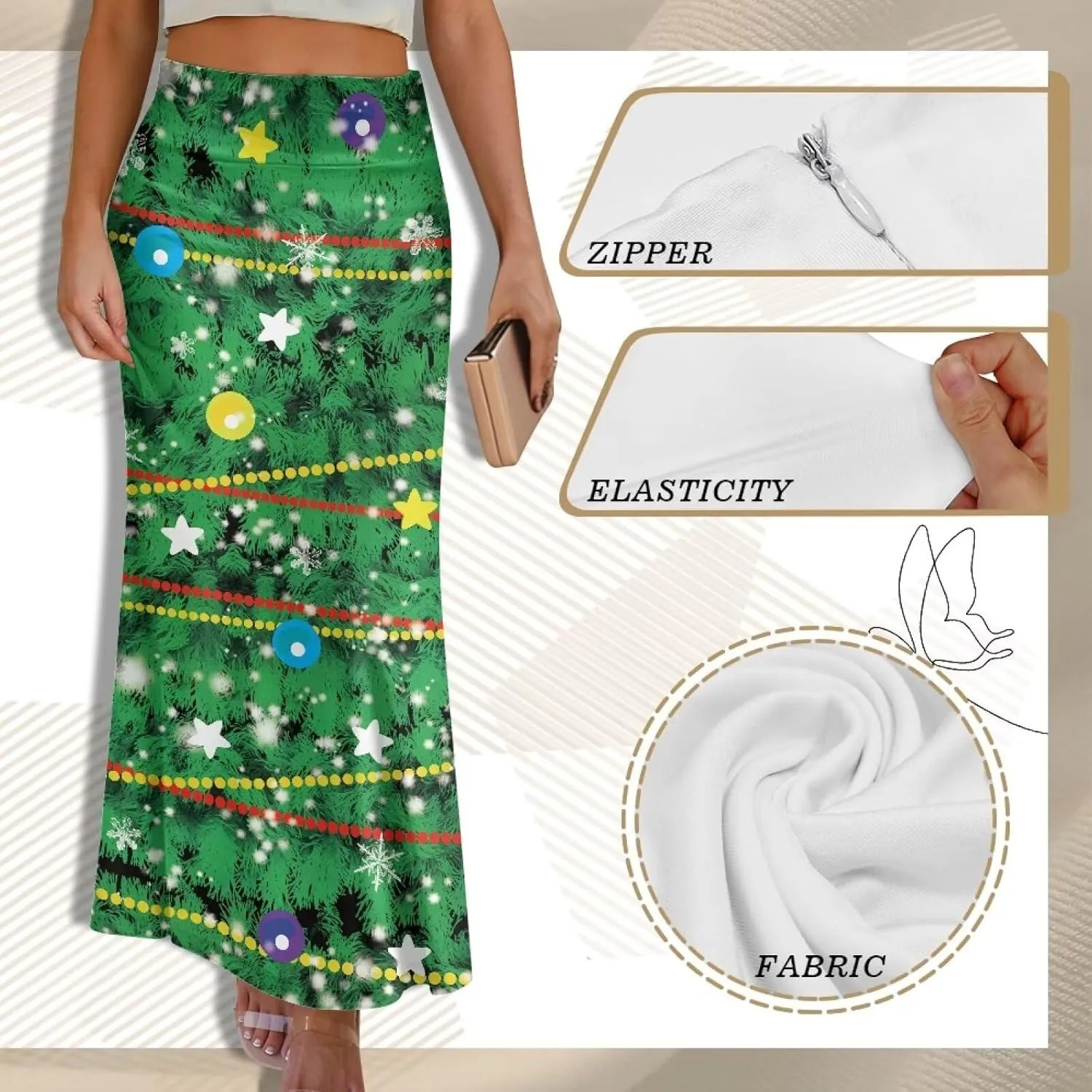 Flared Long Skirts for Women High Waist Maxi Skirts A-Line Ruffle Swing Casual Skirts for Party Holiday Cocktail