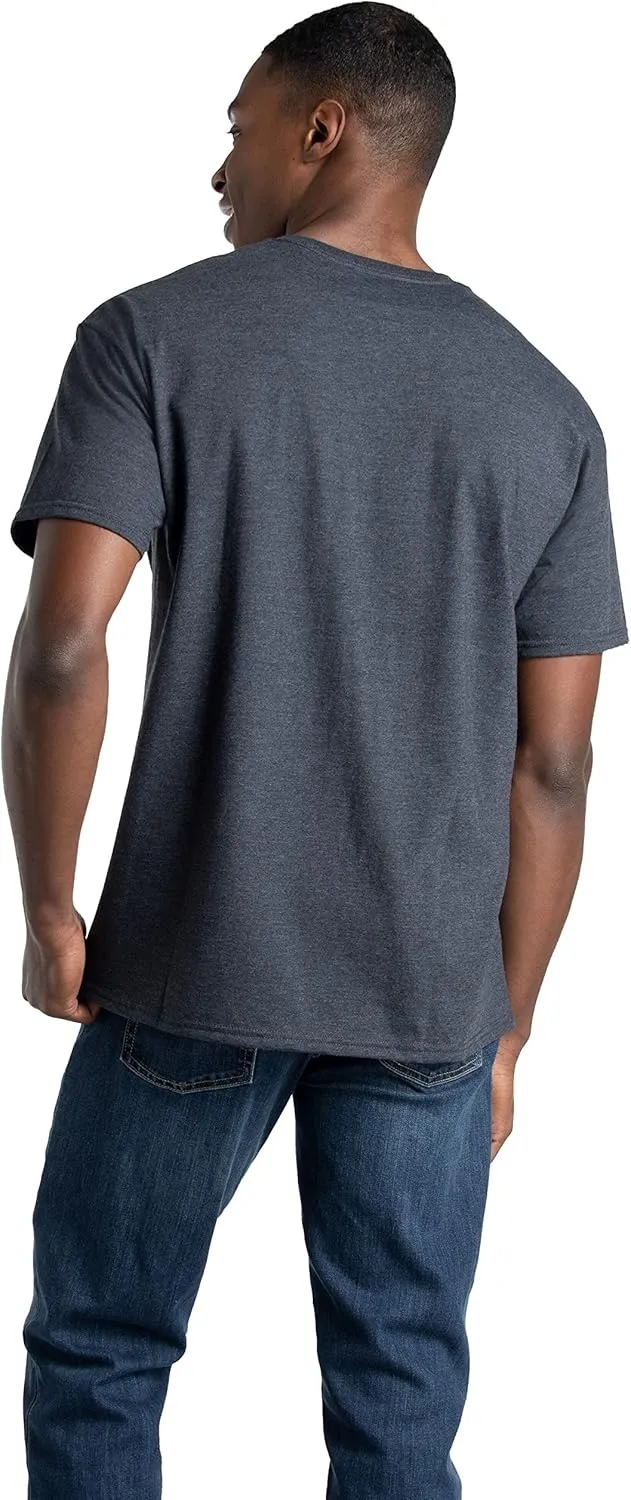 Fruit of the Loom Men's Eversoft Cotton T-Shirts, Breathable & Moisture Wicking with Odor Control, Sizes S-4X