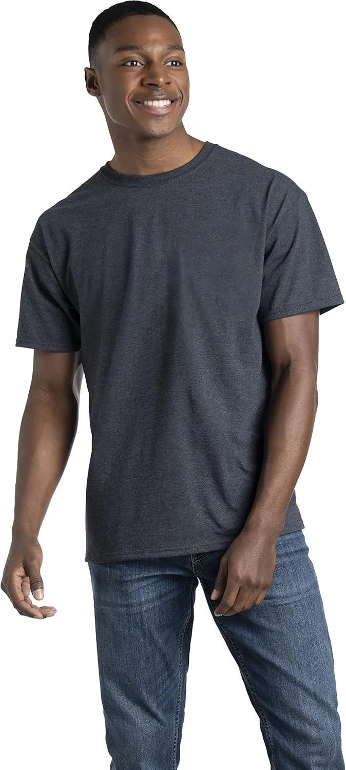 Fruit of the Loom Men's Eversoft Cotton T-Shirts, Breathable & Moisture Wicking with Odor Control, Sizes S-4X