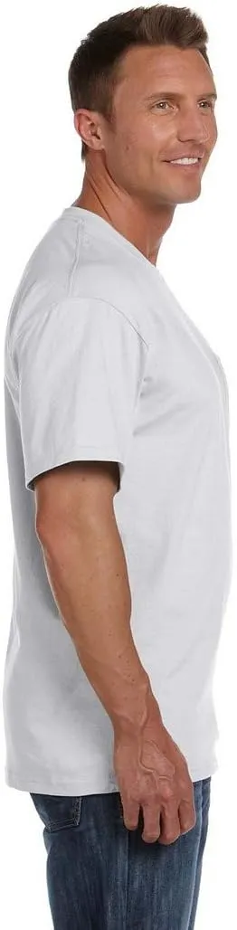 Fruit of the Loom Men's Pocket Crew Neck T-Shirt (Pack of 4)