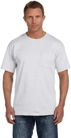 Fruit of the Loom Men's Pocket Crew Neck T-Shirt (Pack of 4)