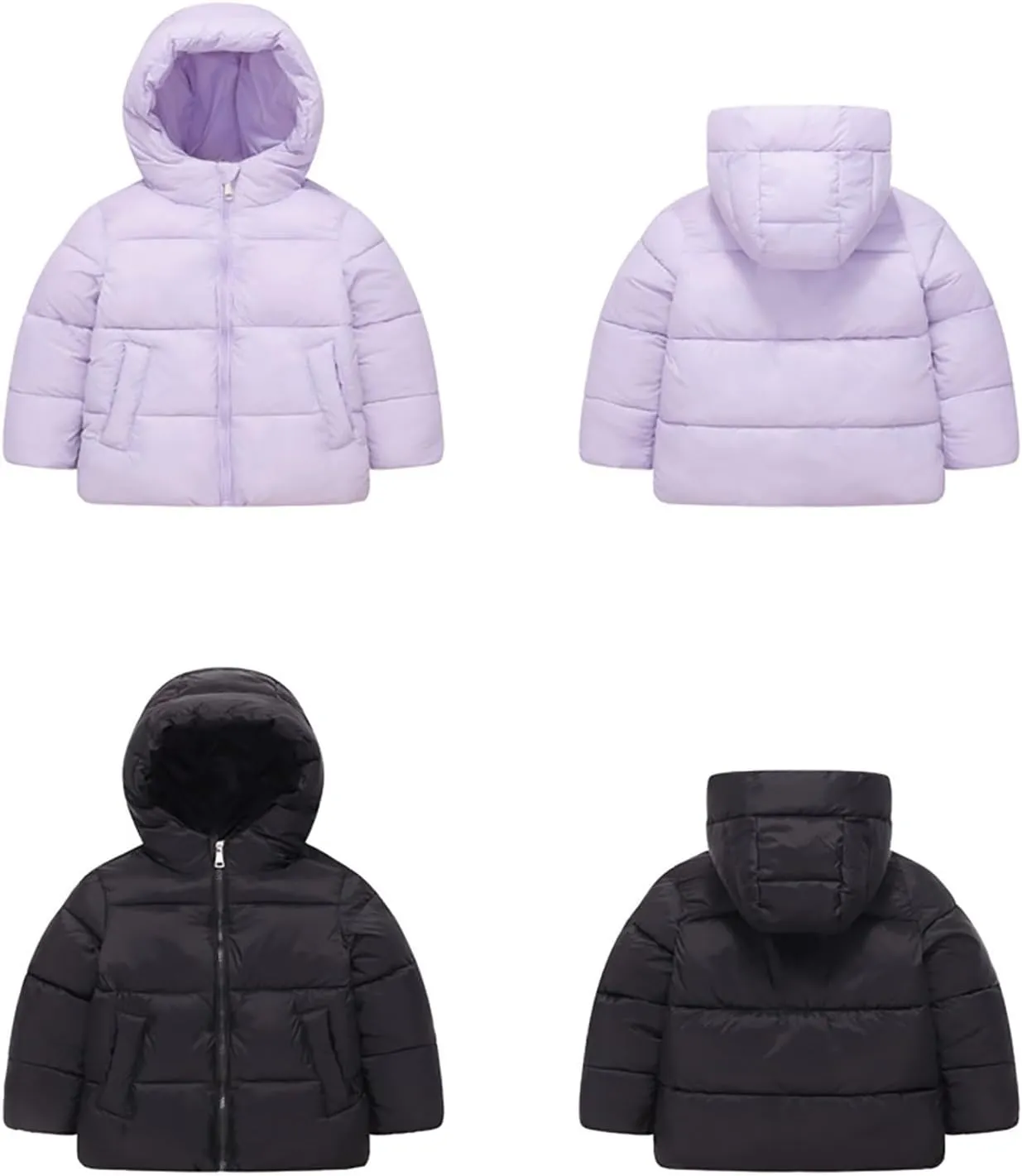 Girls Boys Down Coat Cotton Padded Jackets Winter Puffer Coat Childrens Short Warm Jackets Full Length Coat for Girls