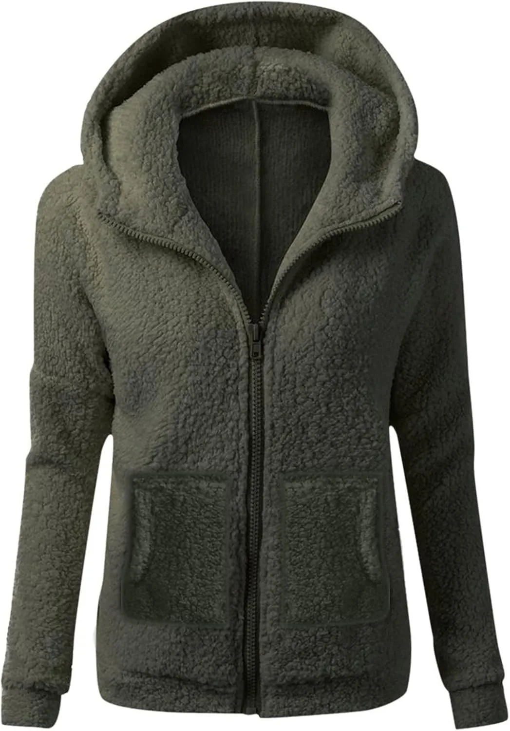 GOFULY Womens Hoodies Zip Up Western Fleece Lined Fall Winter Coats Plus Size Sharpa Jackets Lightweight With Pocket Clothes