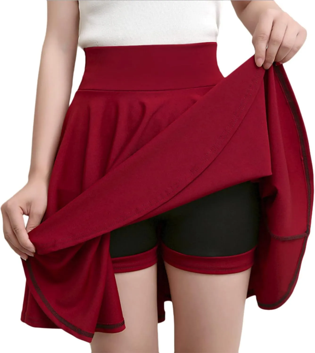 Golf Athletic Skirt for Women High Waisted with Pockets Inner Shorts for Skater Skirt Summer Sexy Short Skirt Shorts