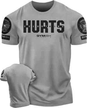 Gymish Lifestyle Gym Workout Shirts for Men Motivational Weight Lifting T-Shirt
