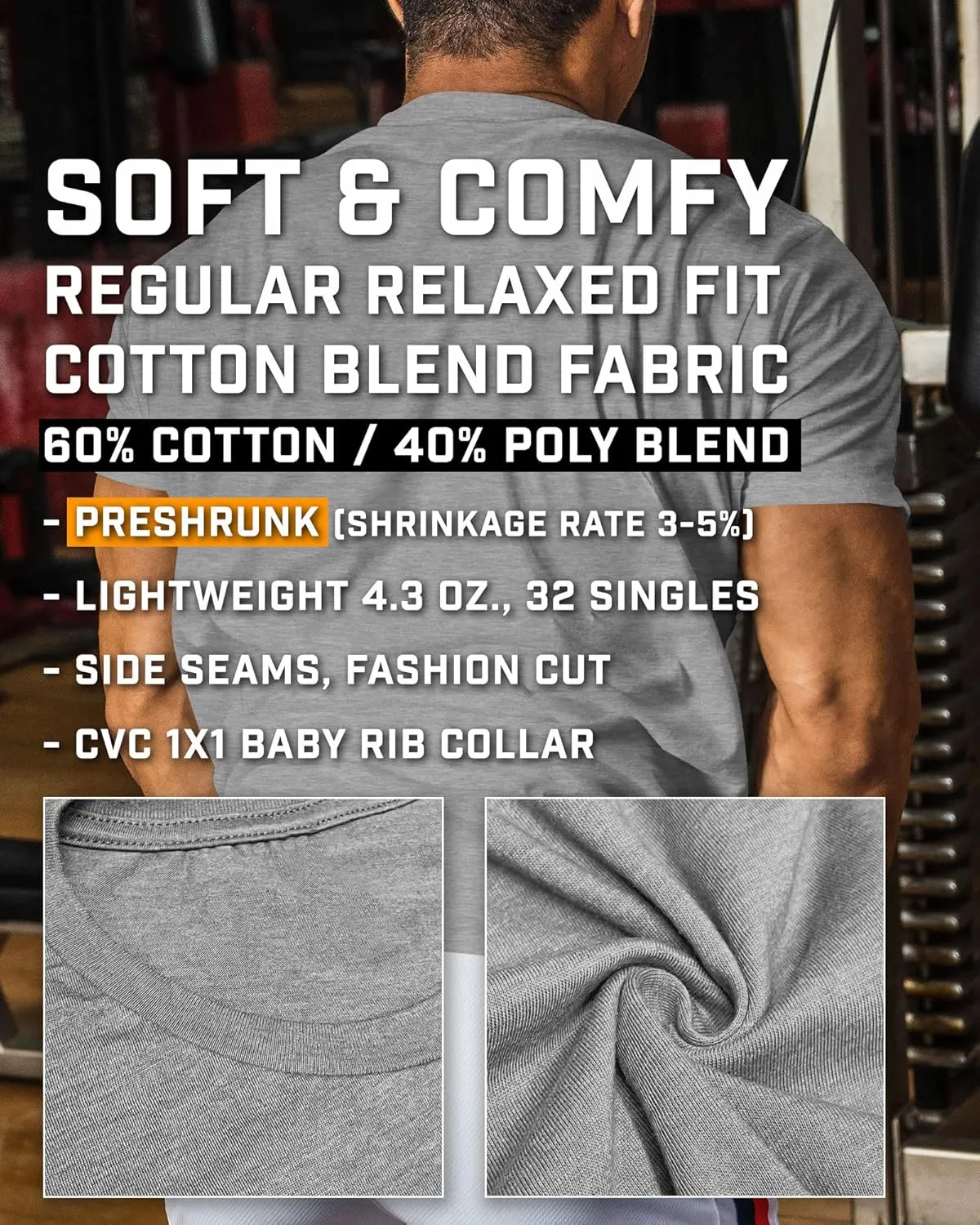Gymish Lifestyle Weak to Strong Mens Bodybuilding T-Shirts Graphic Tees Short Sleeve Workout Shirt