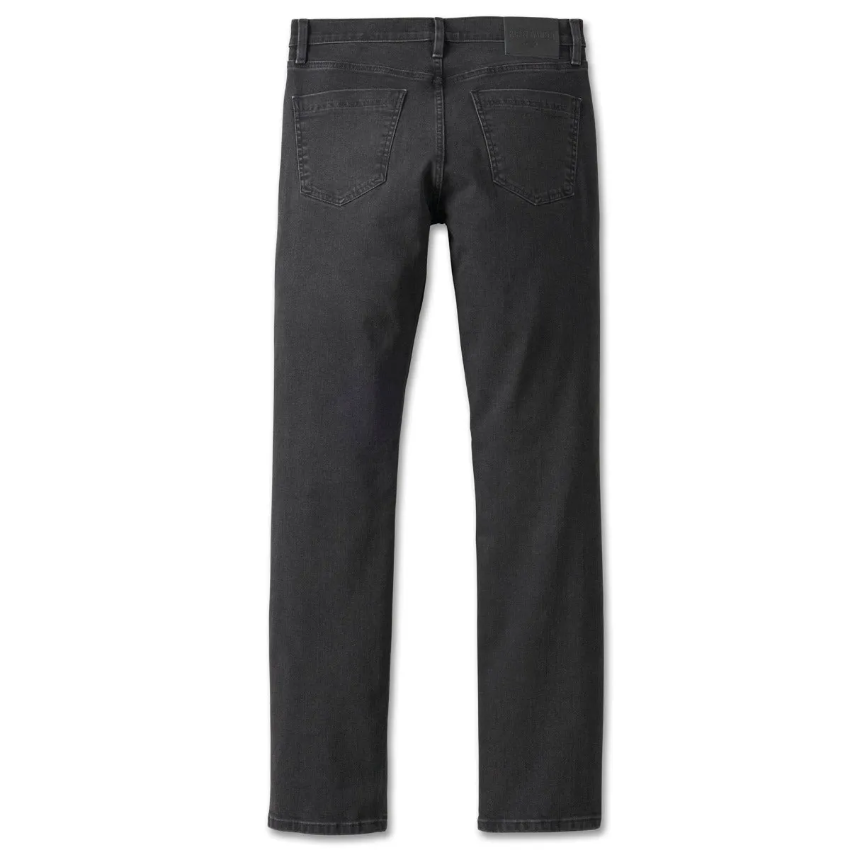 Harley-Davidson Men's Tapered Slimmer Fit Jeans, Washed Black Denim Pants 99039-23VM