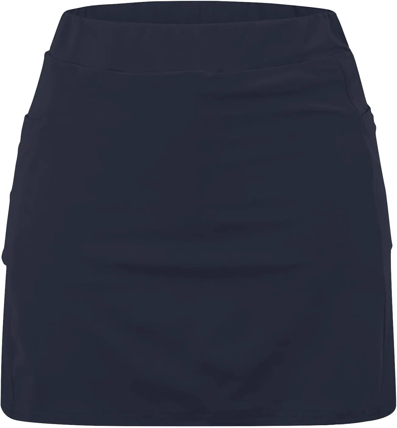 High Waisted Tennis Skirt for Women with Inner Shorts Plus Size Athletic Skorts Solid Casual Workout Built-in Shorts