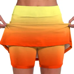 High Waisted Tennis Skirt Waist Culottes Short Skirts Skinny Pants Lightweight High Waist Skinny Tummy Control Plus