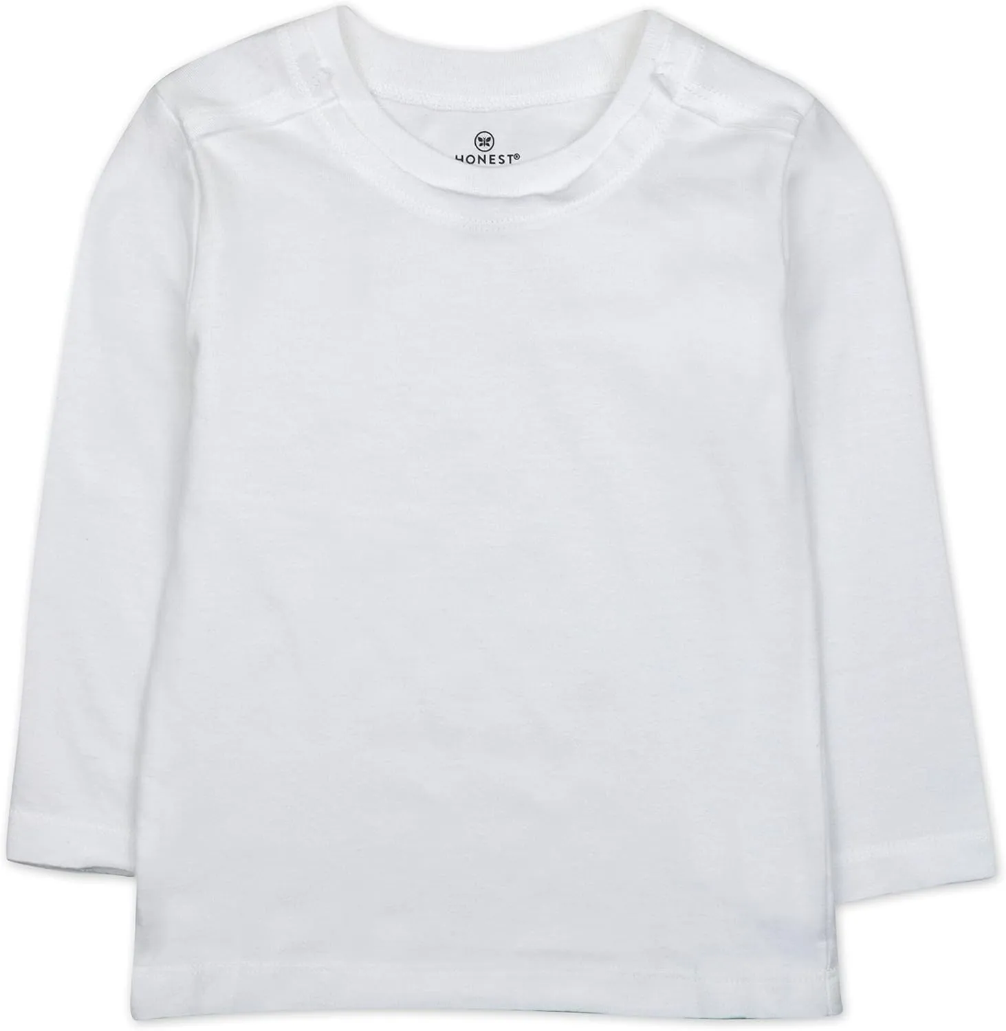 HonestBaby Multipack Long Sleeve T-shirts Tee 100% Organic Cotton Baby, Toddler, Kids, Boys, Girls