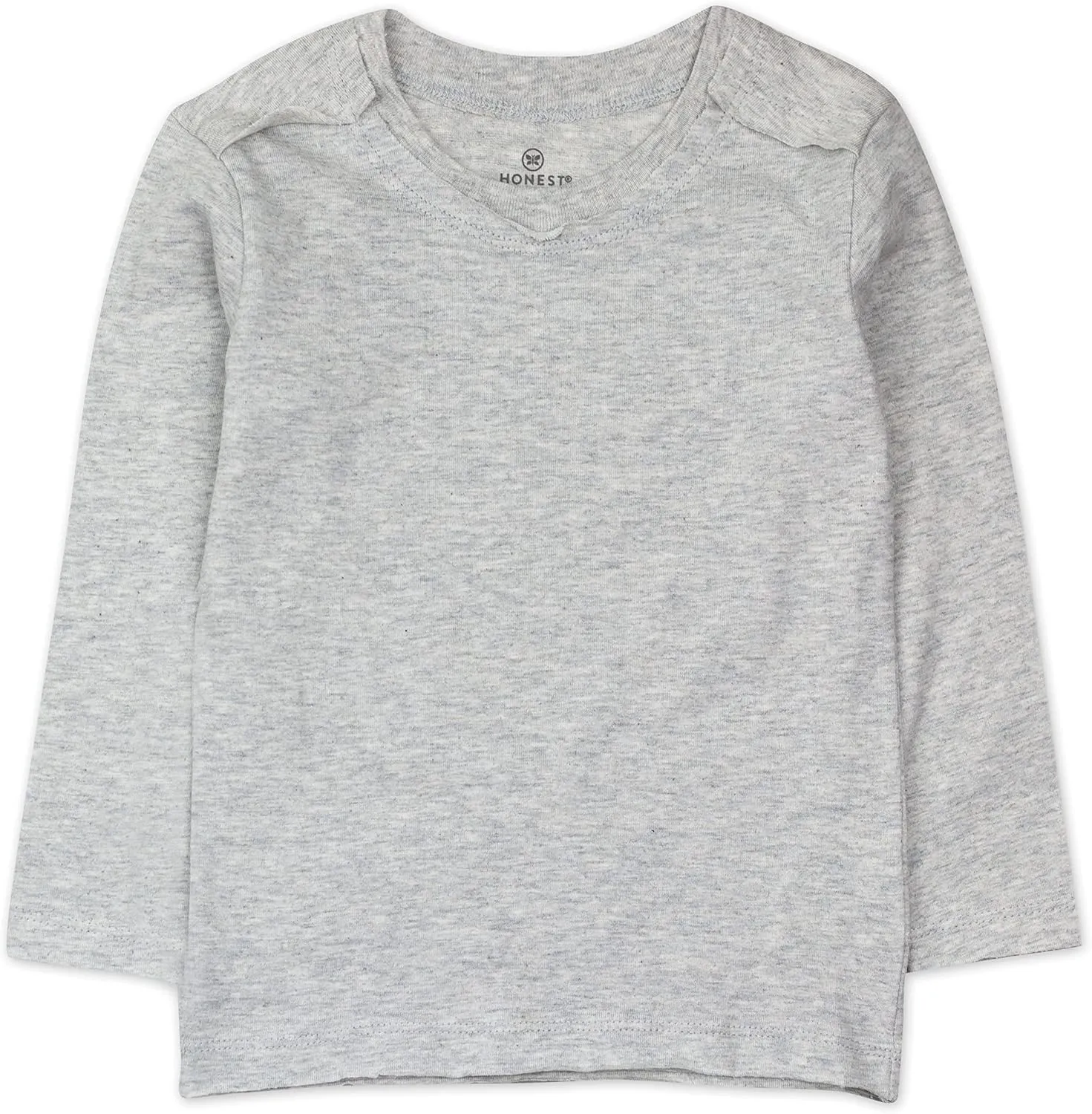 HonestBaby Multipack Long Sleeve T-shirts Tee 100% Organic Cotton Baby, Toddler, Kids, Boys, Girls