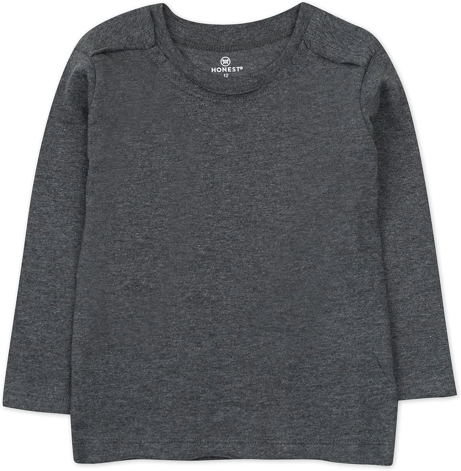 HonestBaby Multipack Long Sleeve T-shirts Tee 100% Organic Cotton Baby, Toddler, Kids, Boys, Girls