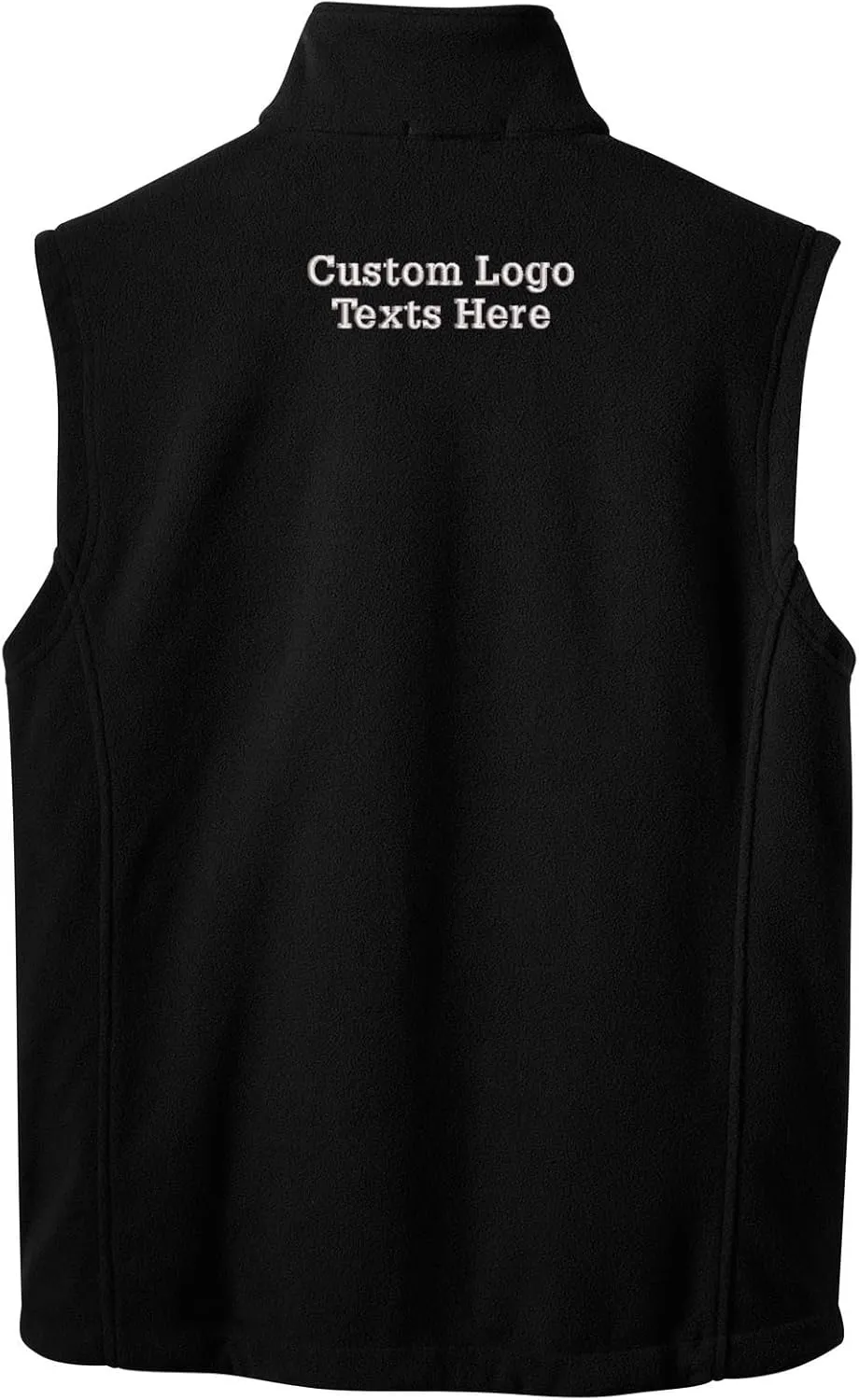INK STITCH Men F219 Custom Embroidery Add Logo Texts Personalized Fleece Vests