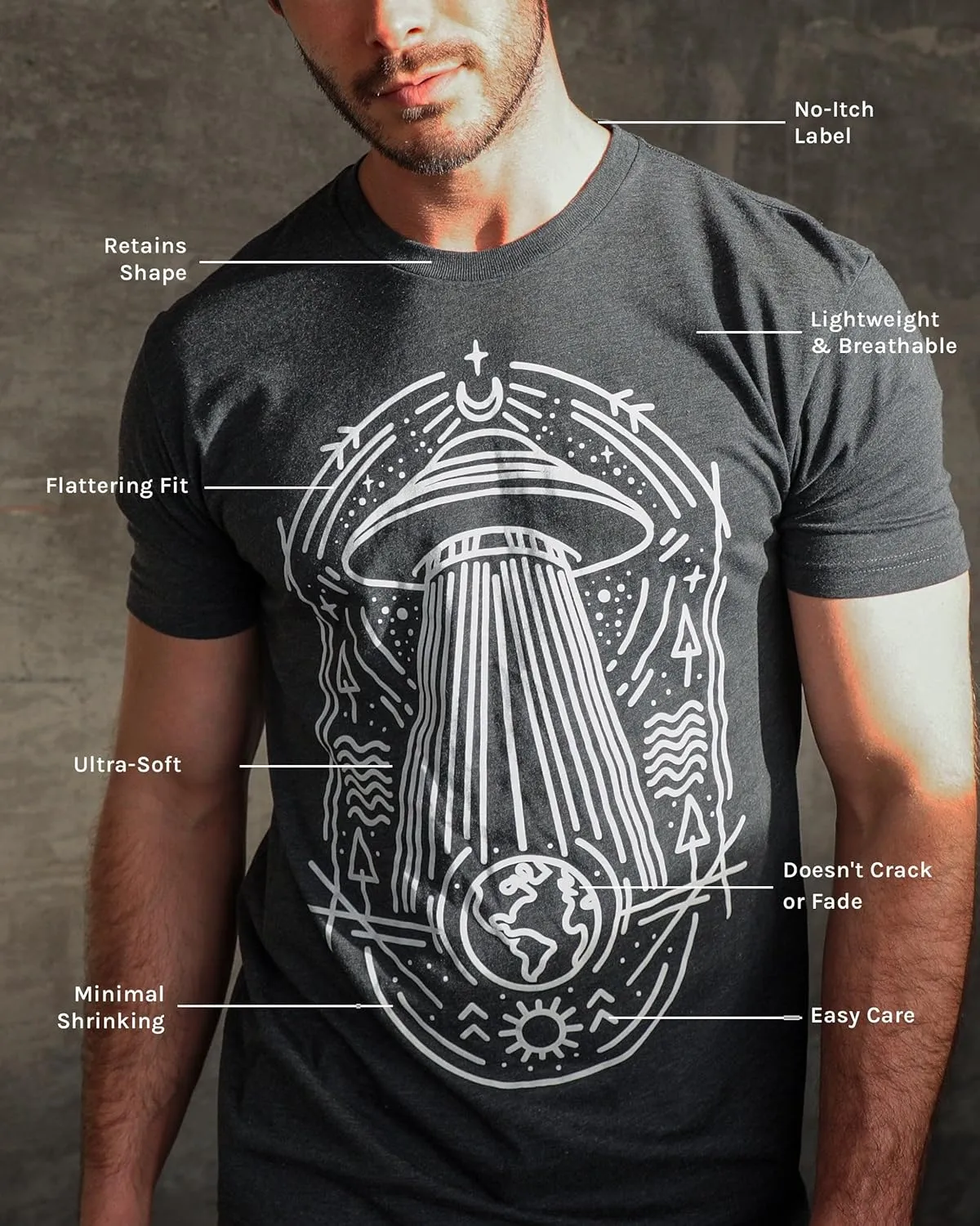 INTO THE AM Cool Graphic T-Shirts for Men S - 4XL Premium Quality Unique Graphic Art Tees