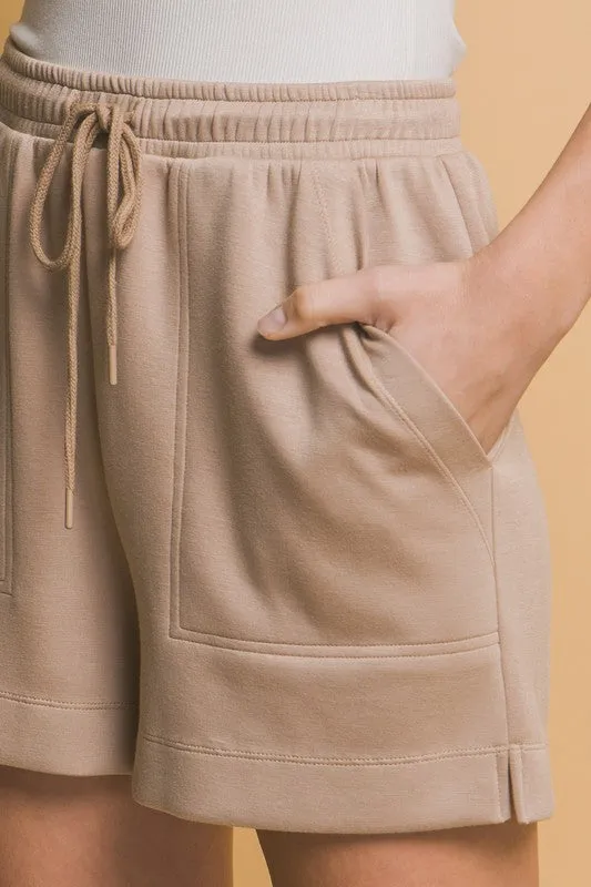 Isabella Elastic Waist Shorts