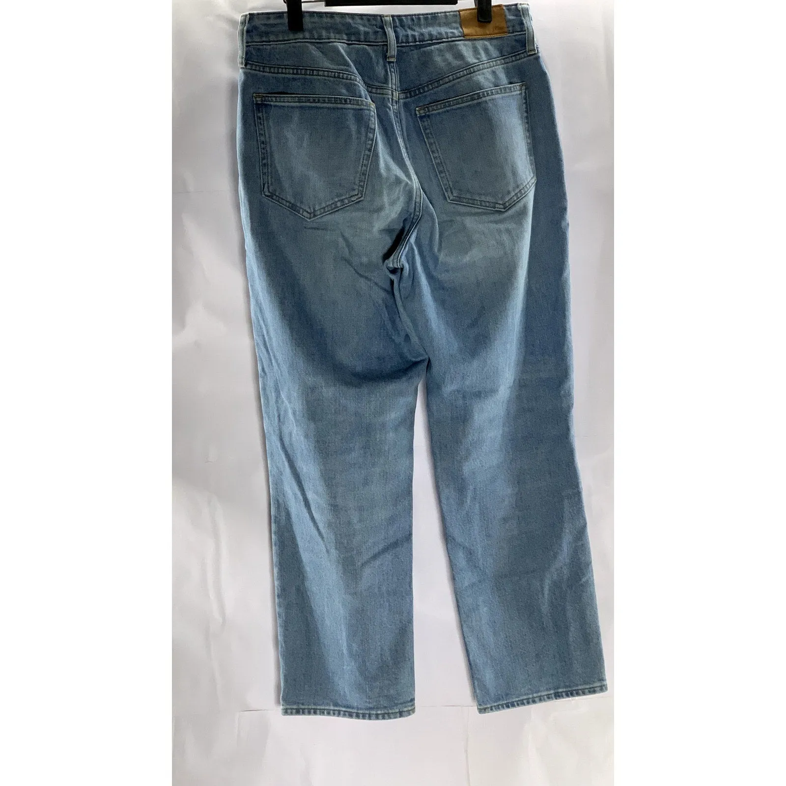 J.CREW Women's Light Blue Classic Straight Curvy High-Rise 90's Denim Jean SZ 28
