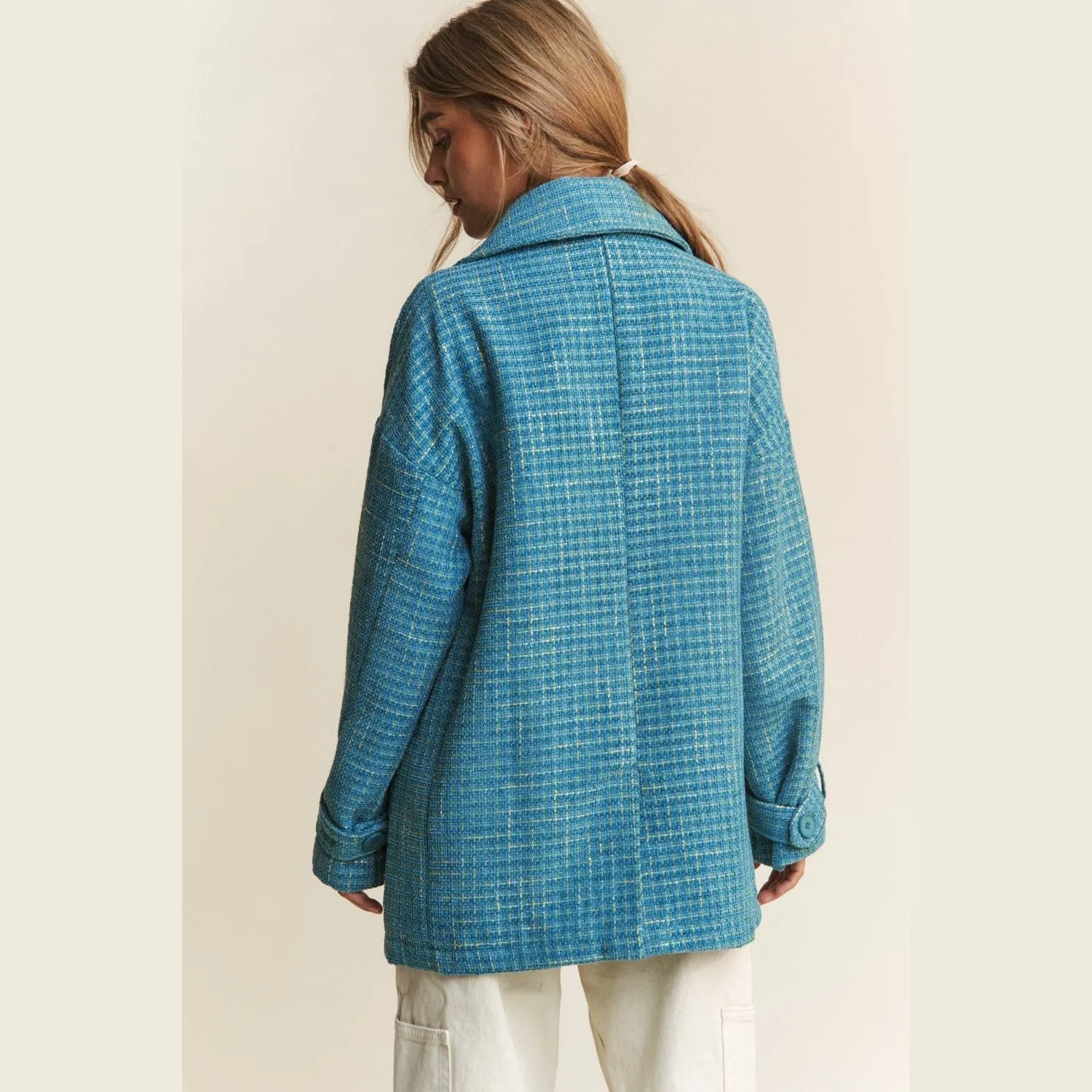 Jenna Tweed Double-Breasted Coat