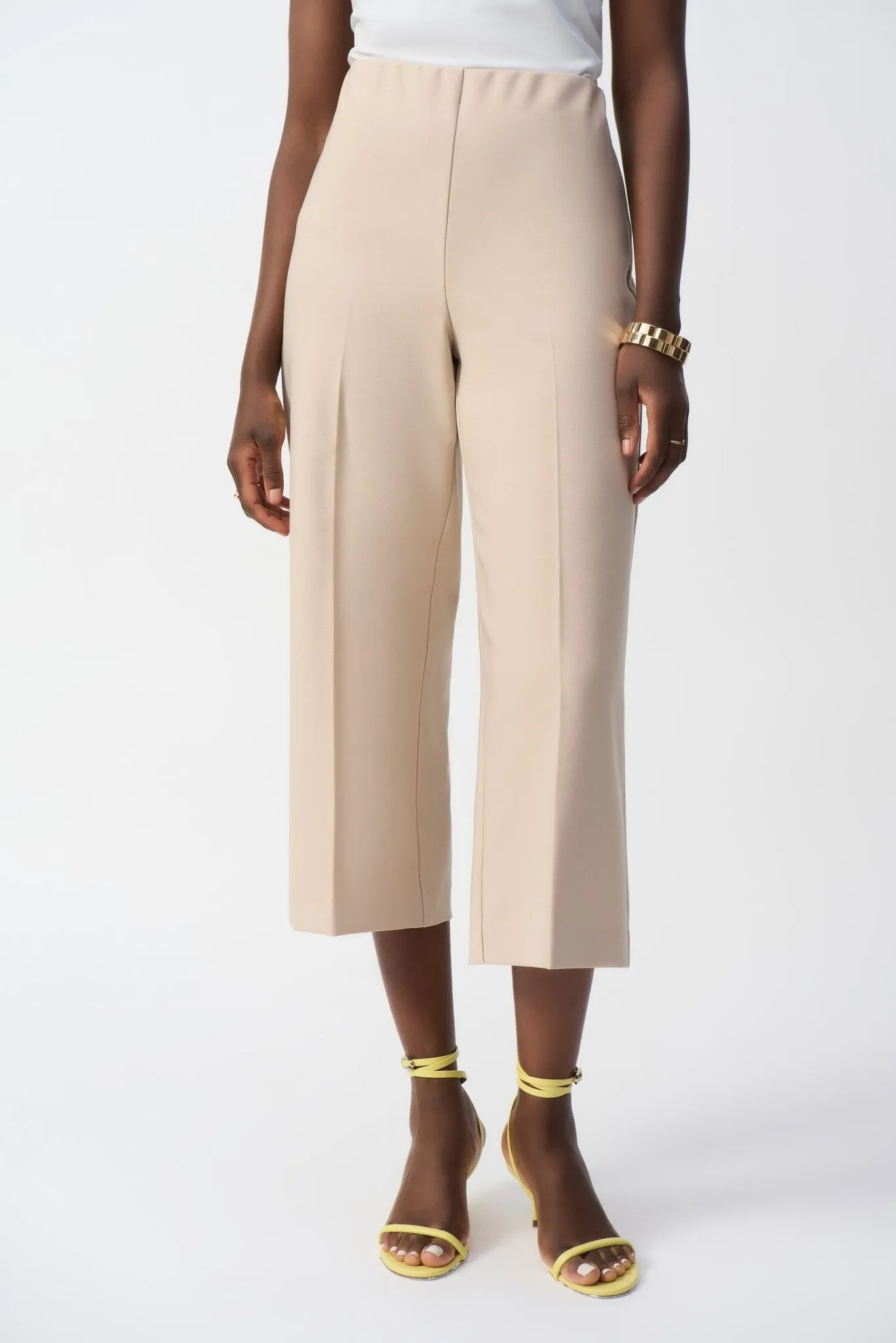 Joseph Ribkoff Pleated High-waisted Trousers