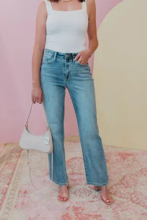 Judy Blue Light Wash Straight Leg Jean