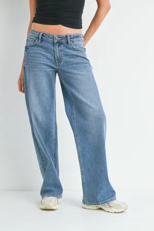 Just Black Denim Low Rise Baggy Jean