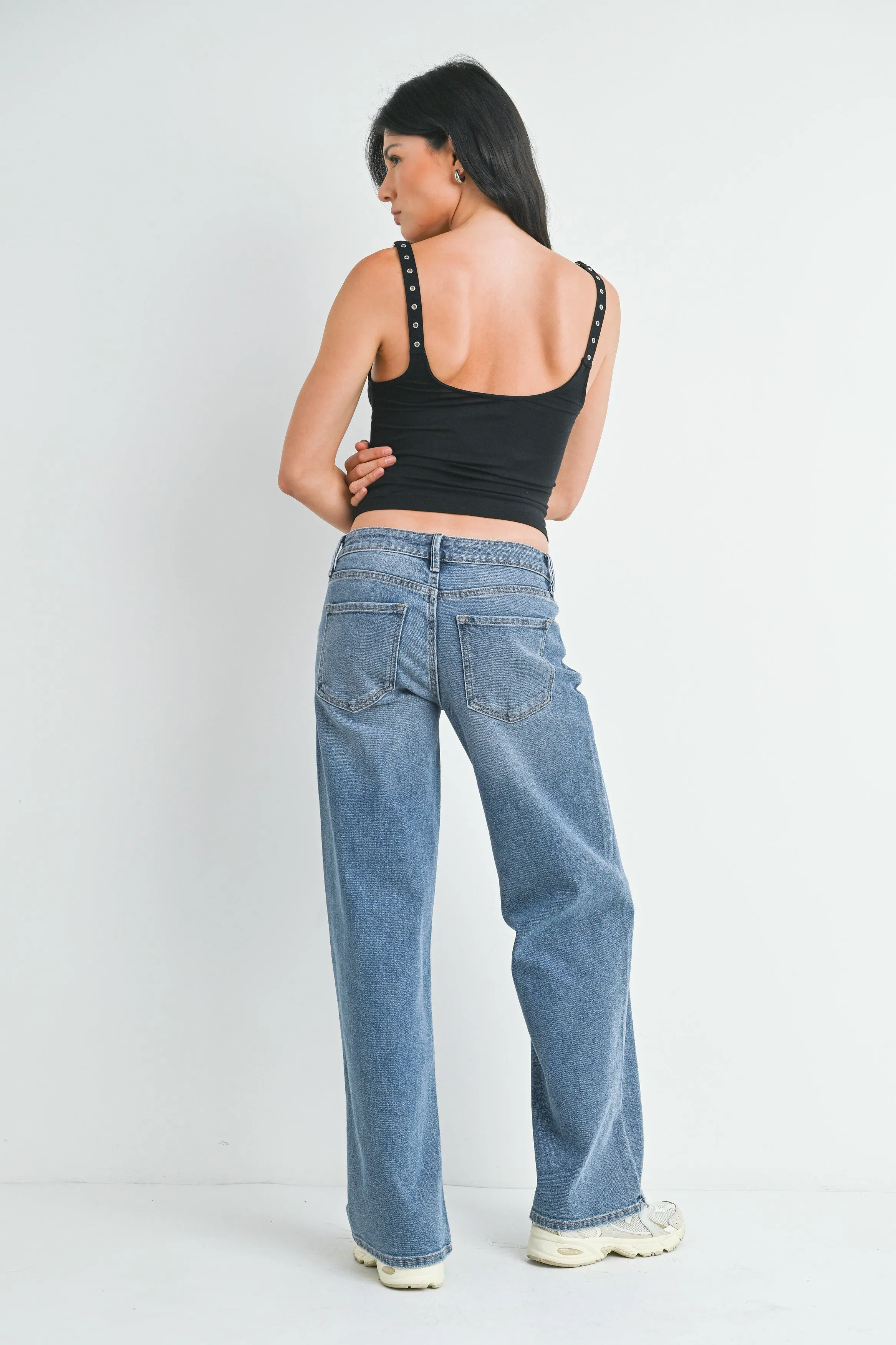 Just Black Denim Low Rise Baggy Jean