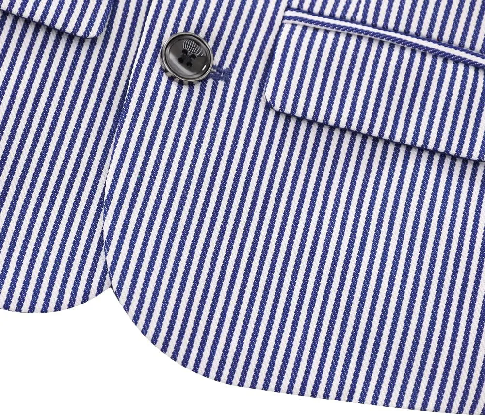 Kids Boys Striped Blazers Casual Jackets