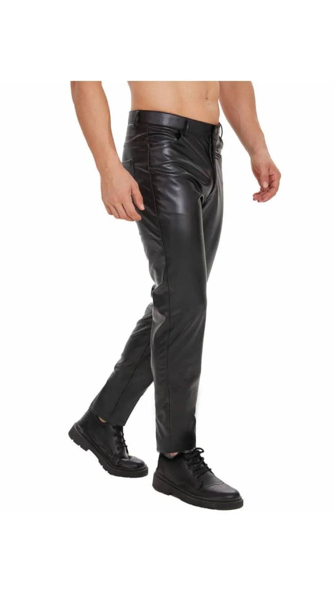 Kizbono 2B - Pu Leather Pants for Men