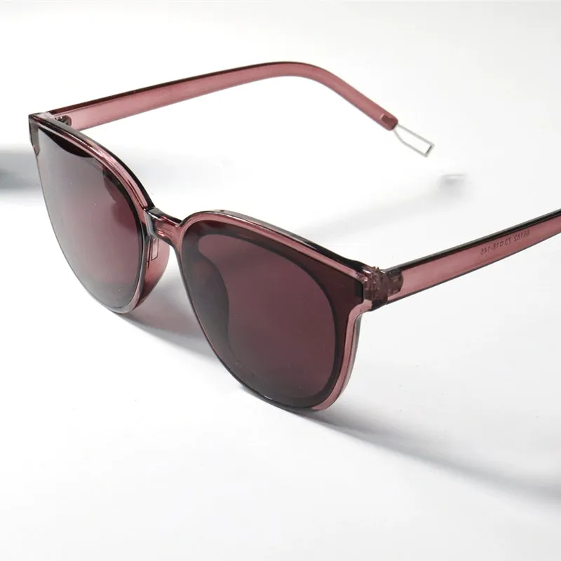 Korean Style GM Black Frame Polarized Driving Sunglasses UV-Proof Little Red Book Emerald Face Slimming Artifact Trendy Sunglasses