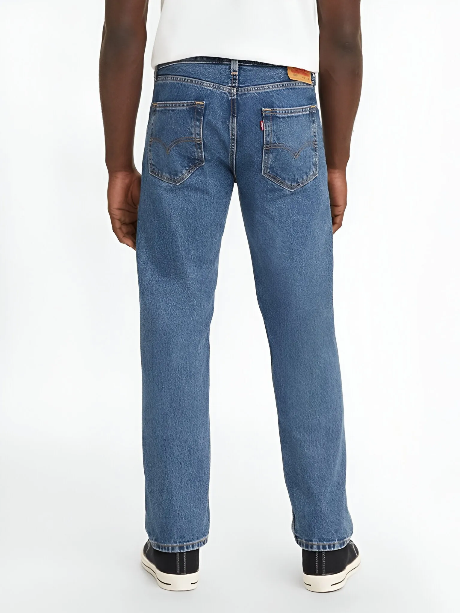 Levi's Men's Jeans 505 Regular Fit Medium Stone Wash