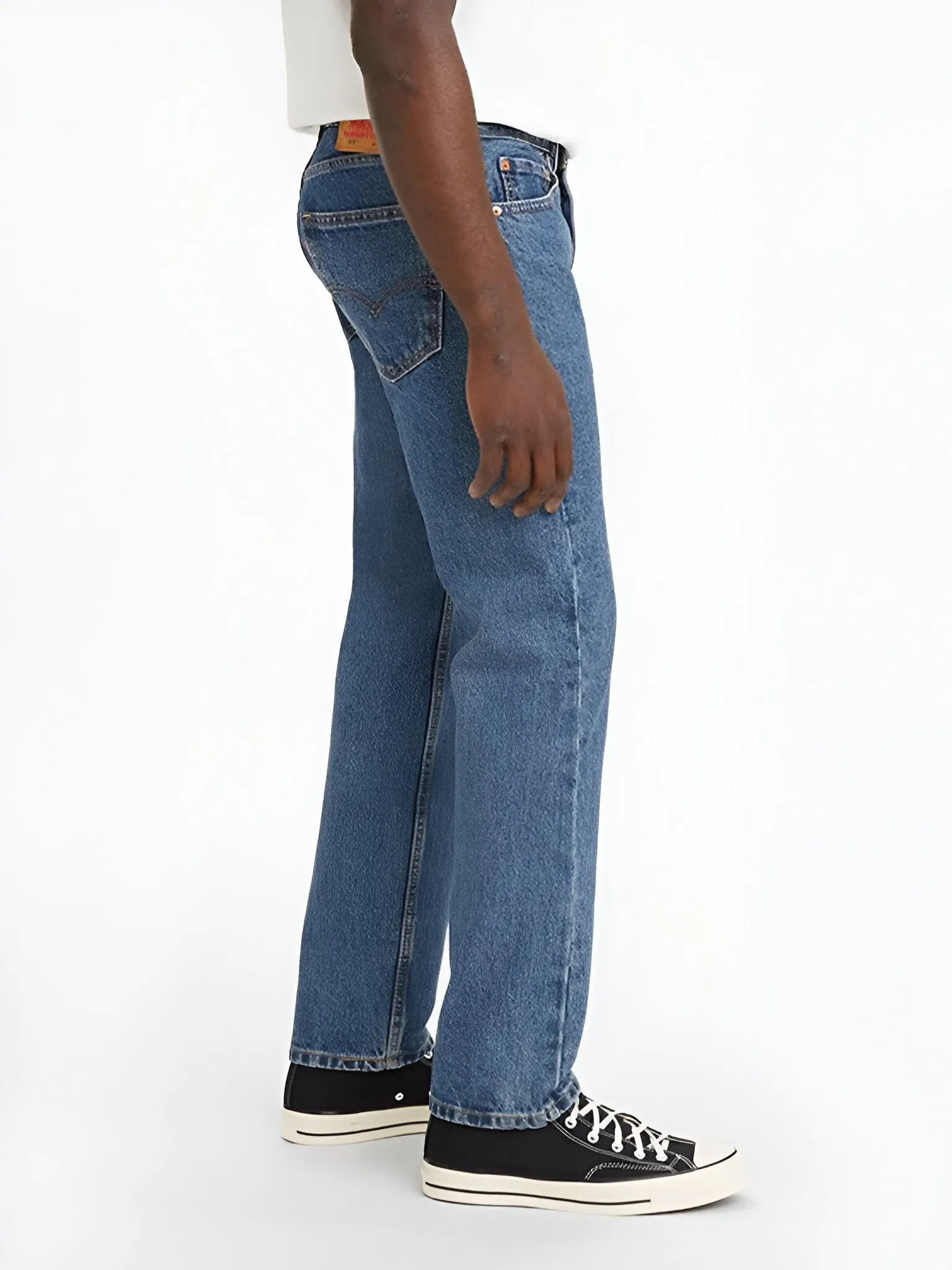 Levi's Men's Jeans 505 Regular Fit Medium Stone Wash
