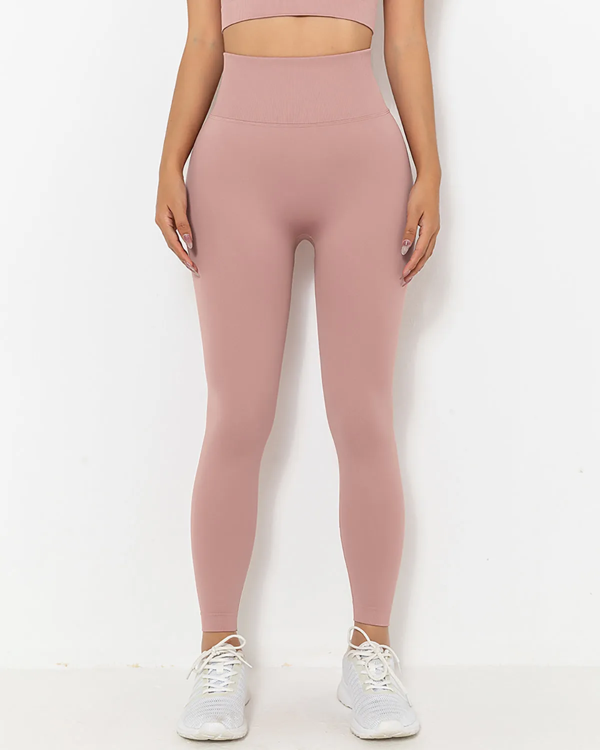 Lior Seamless Scrunch Leggings - Pink