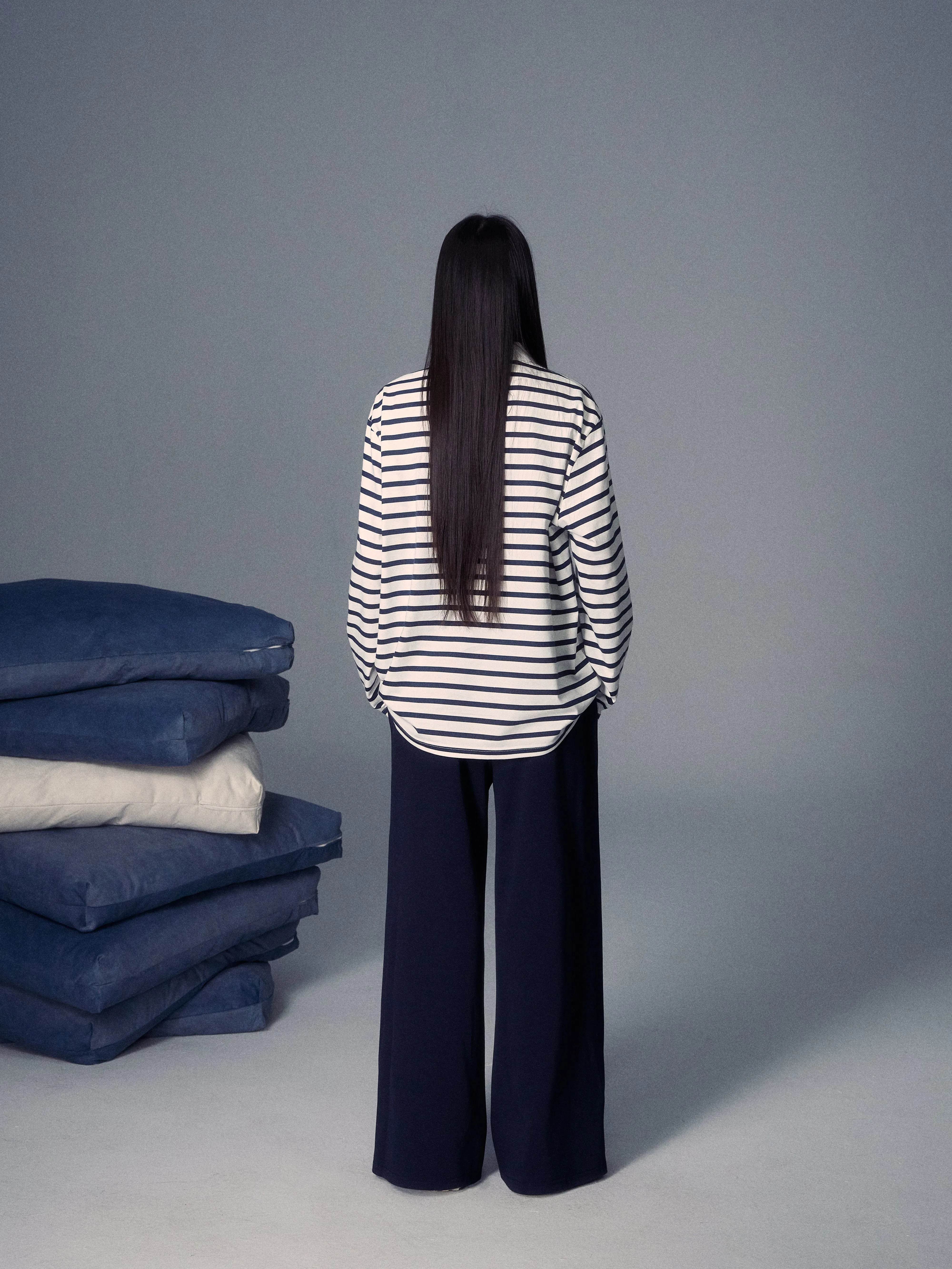 LLDC 'NEAT COLLECTION' Stripe Polo Shirt & Pants Set