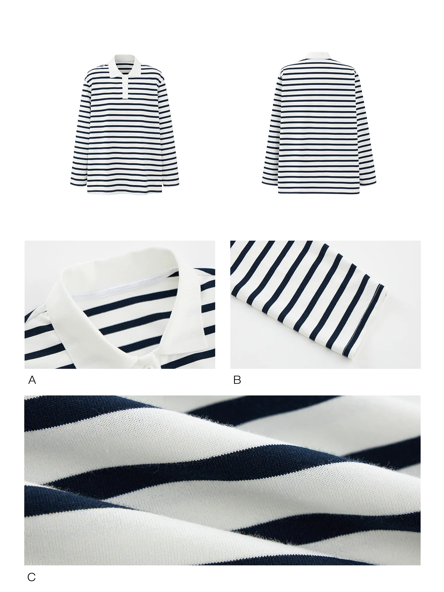 LLDC 'NEAT COLLECTION' Stripe Polo Shirt & Pants Set