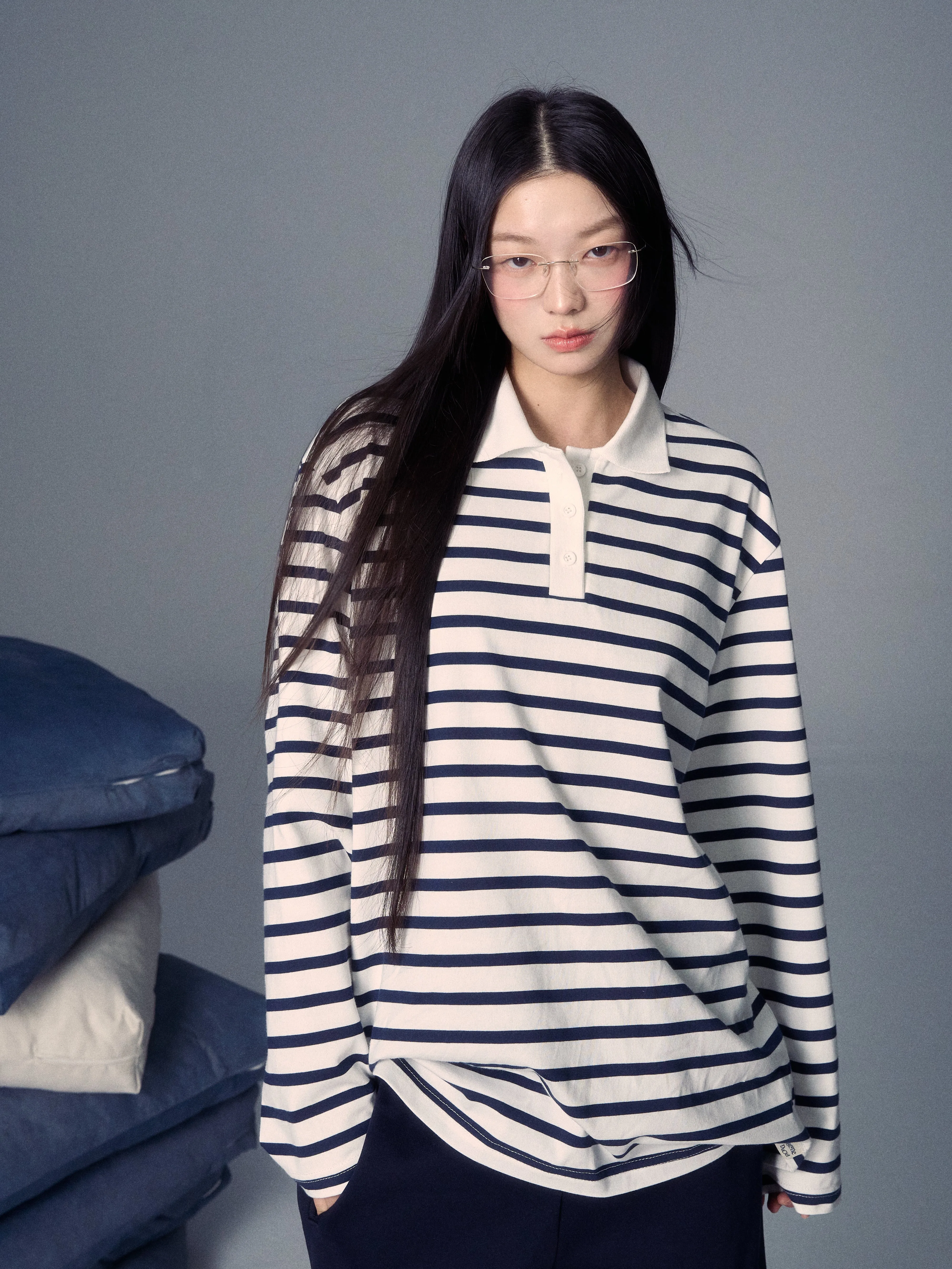LLDC 'NEAT COLLECTION' Stripe Polo Shirt & Pants Set