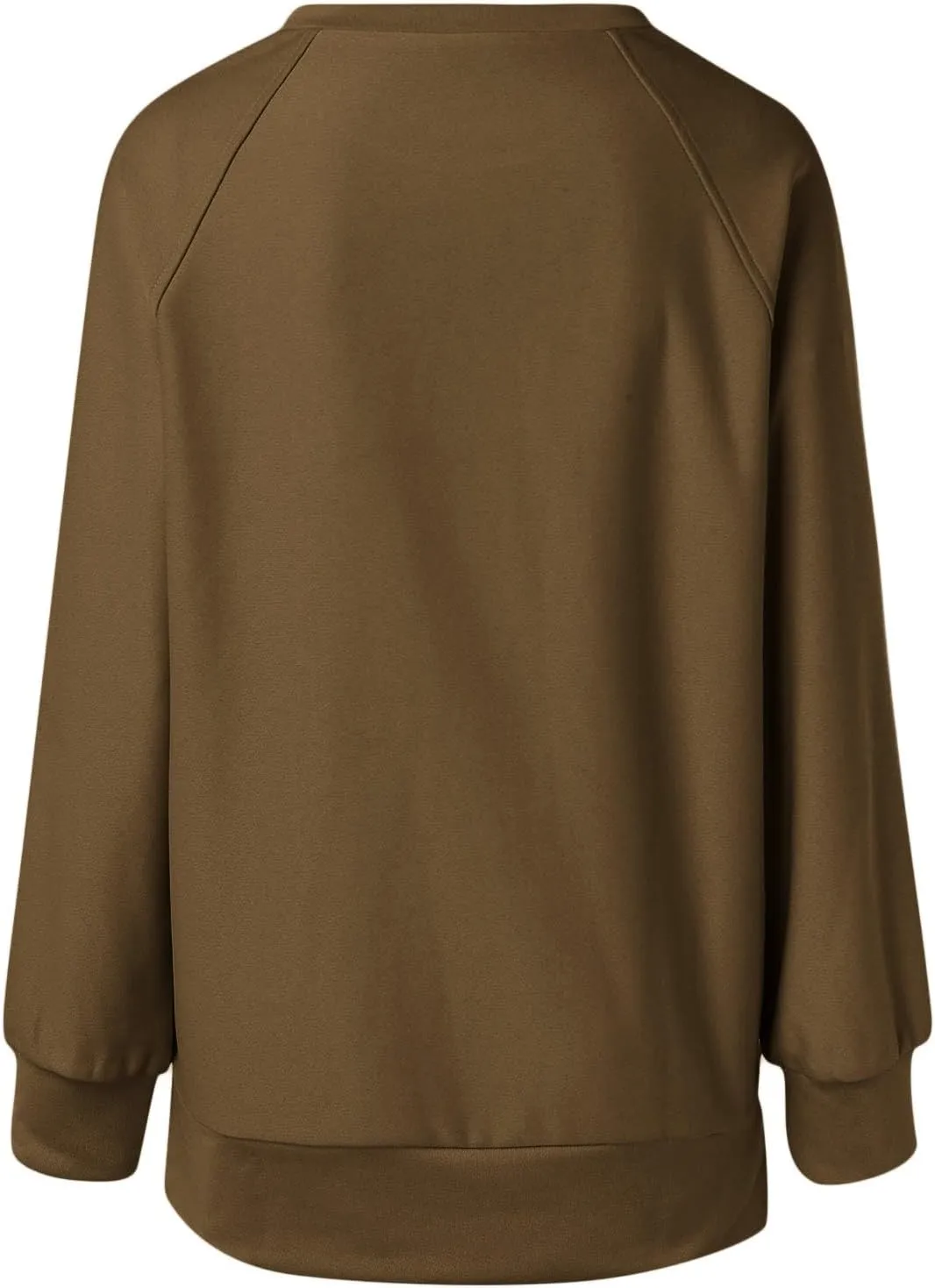 Long Sleeve Shirts for Women Oversized Sweatshirt Crewneck Tunic Pollover Shirts Side Zipper Hoodie Sweater 2024 Fall Clothes