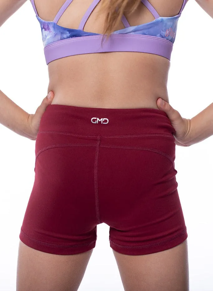 Luxe Maroon Shorts