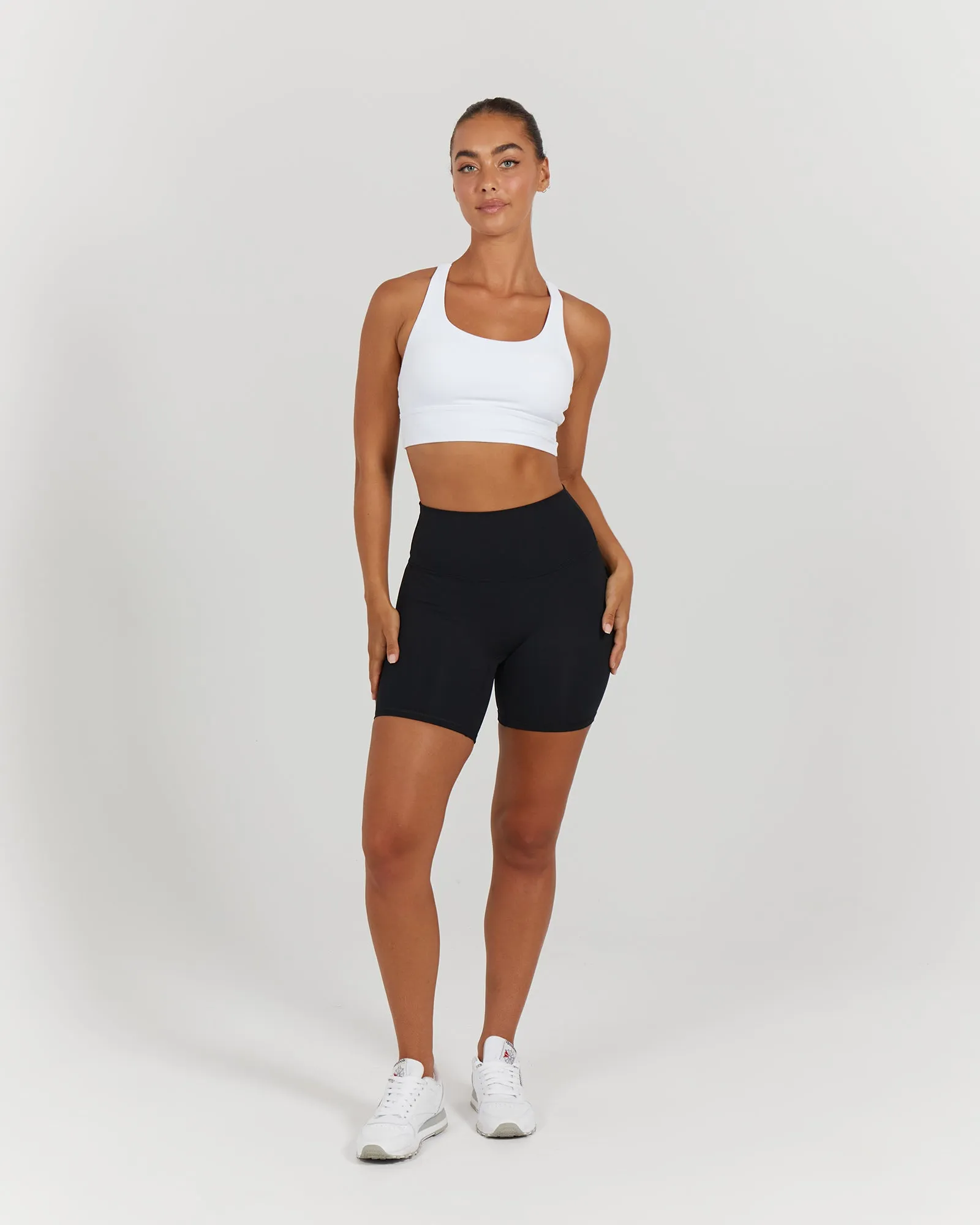 LUXE STRAPPY BRA - WHITE