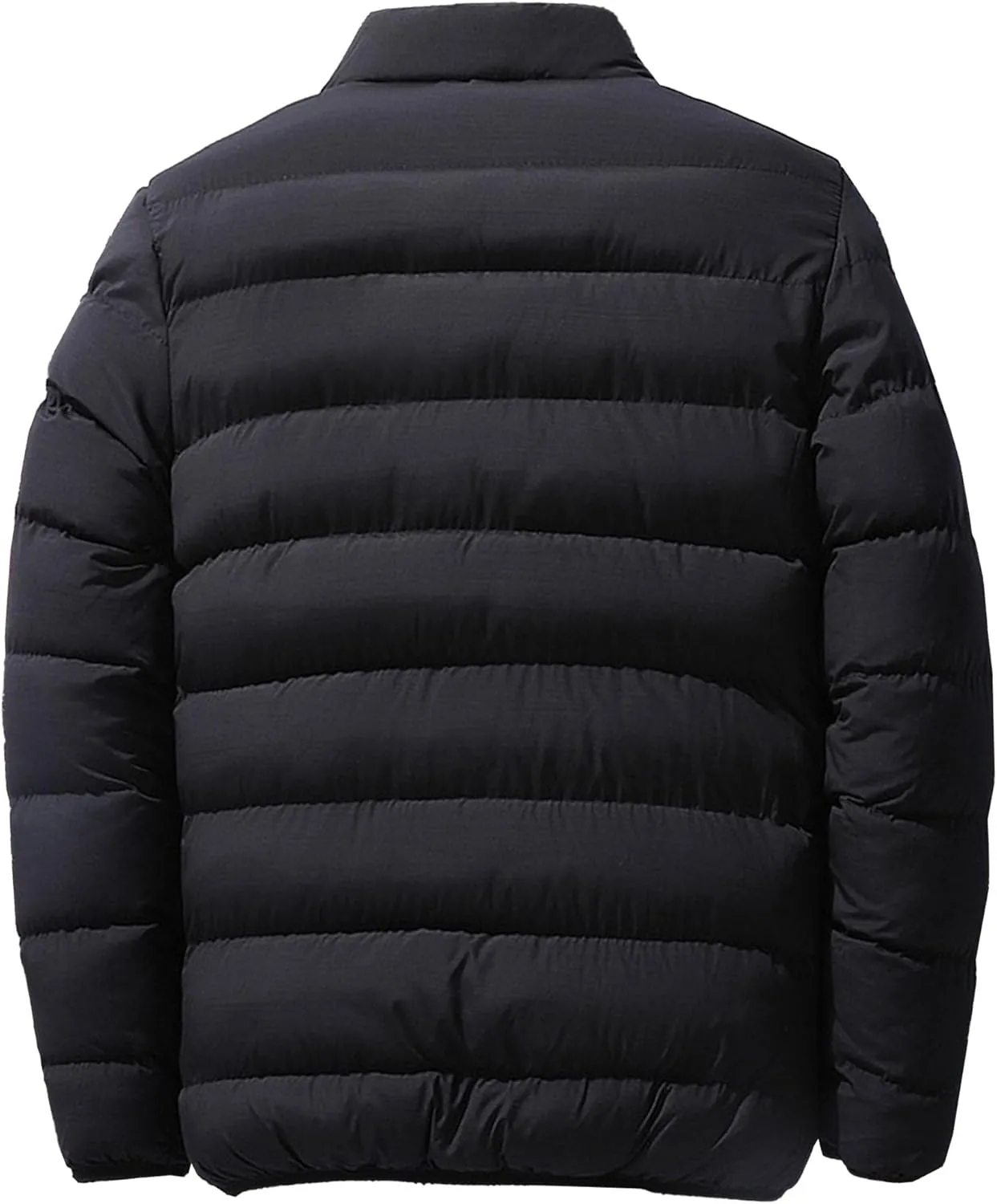Maiyifu-GJ Men's Winter Warm Puffer Jacket Lightweight Thicken Quilted Padded Jackets Windproof Down Coat Outerwear