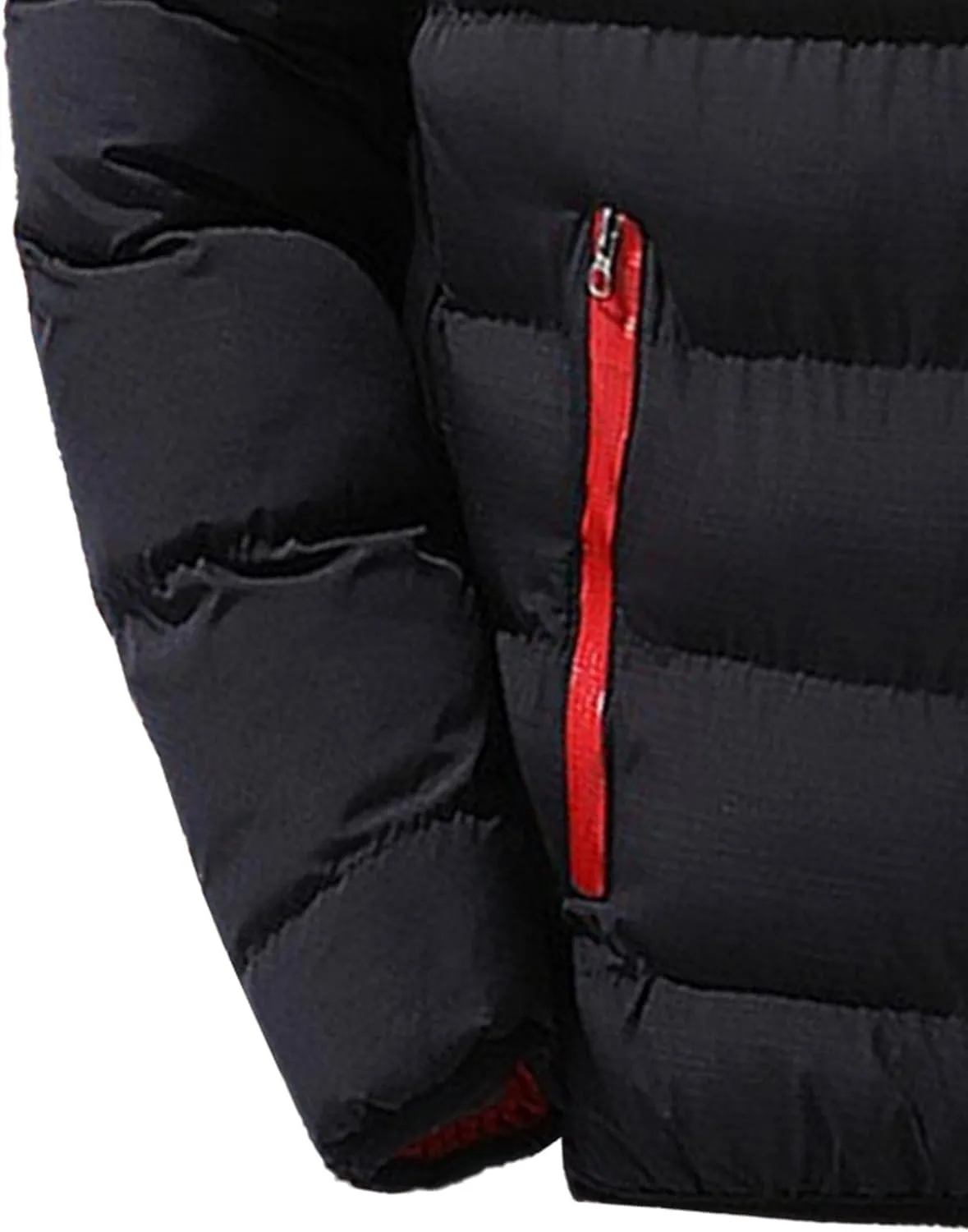 Maiyifu-GJ Men's Winter Warm Puffer Jacket Lightweight Thicken Quilted Padded Jackets Windproof Down Coat Outerwear